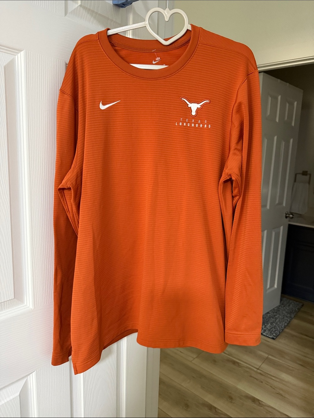 Nike Orange Long Sleeve Texas Longhorns Performance Shirt